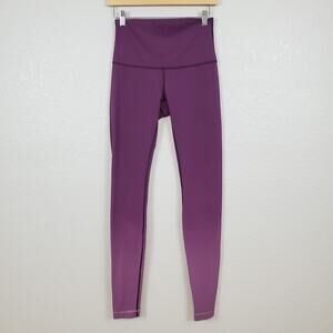 High-Waist Purple Active Leggings